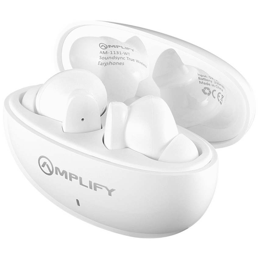Amplify SoundSync Series True Wireless Earphones - White - Guards On Duty Shop & Security Guards