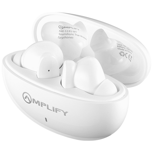 Amplify SoundSync Series True Wireless Earphones - White - Guards On Duty Shop & Security Guards