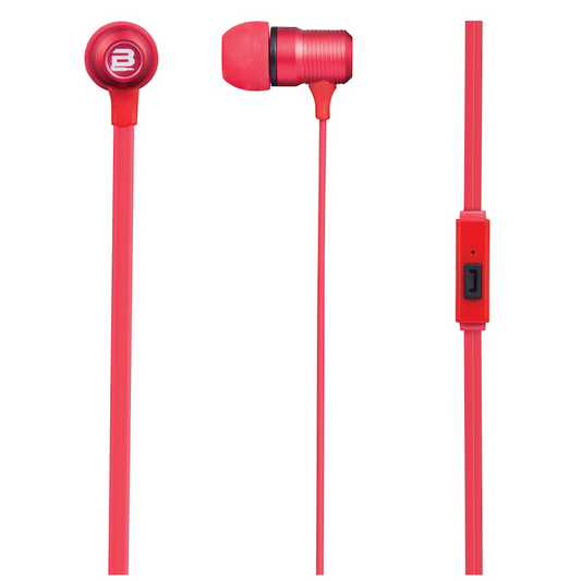 Bounce Beat Series Earphones - Red - Guards On Duty Shop & Security Guards