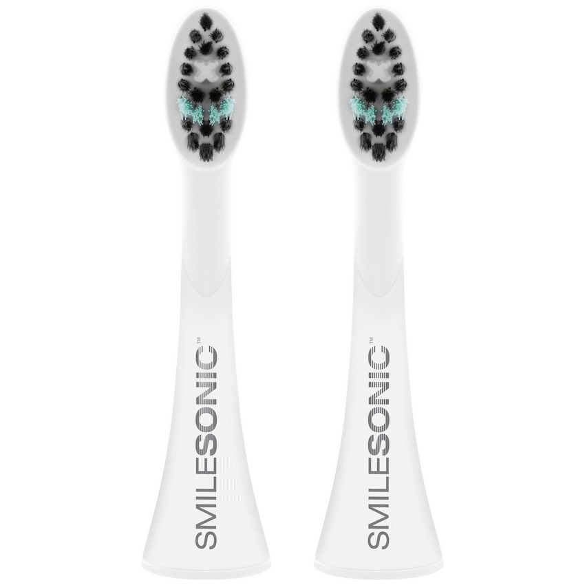2 Replacement toothbrush heads - White - Guards On Duty Shop & Security Guards