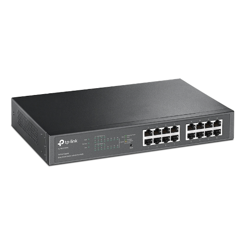TL-SG1016PE 16-Port Gigabit Easy Smart Switch with 8-Port PoE+