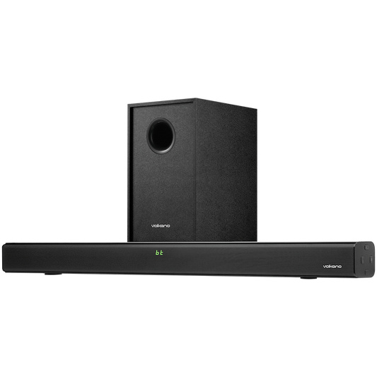 Volkano Cascade 50w Soundbar + Wired Subwoofer - Black