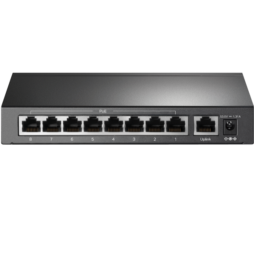 TL-SF1009P 9-Port 10/100Mbps Desktop Switch with 8-Port PoE+