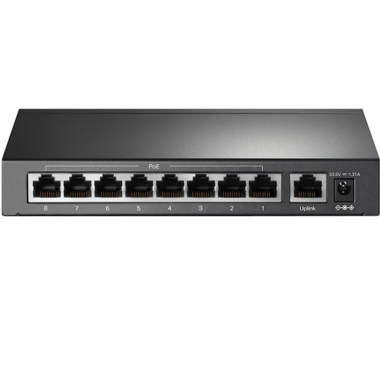 TL-SF1009P 9-Port 10/100Mbps Desktop Switch with 8-Port PoE+