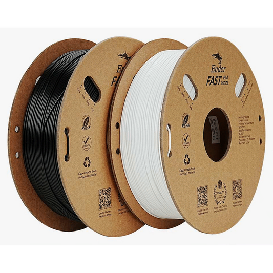 Creality Ender Fast PLA Filament Value Pack of 2 - White + Black - Guards On Duty Shop & Security Guards