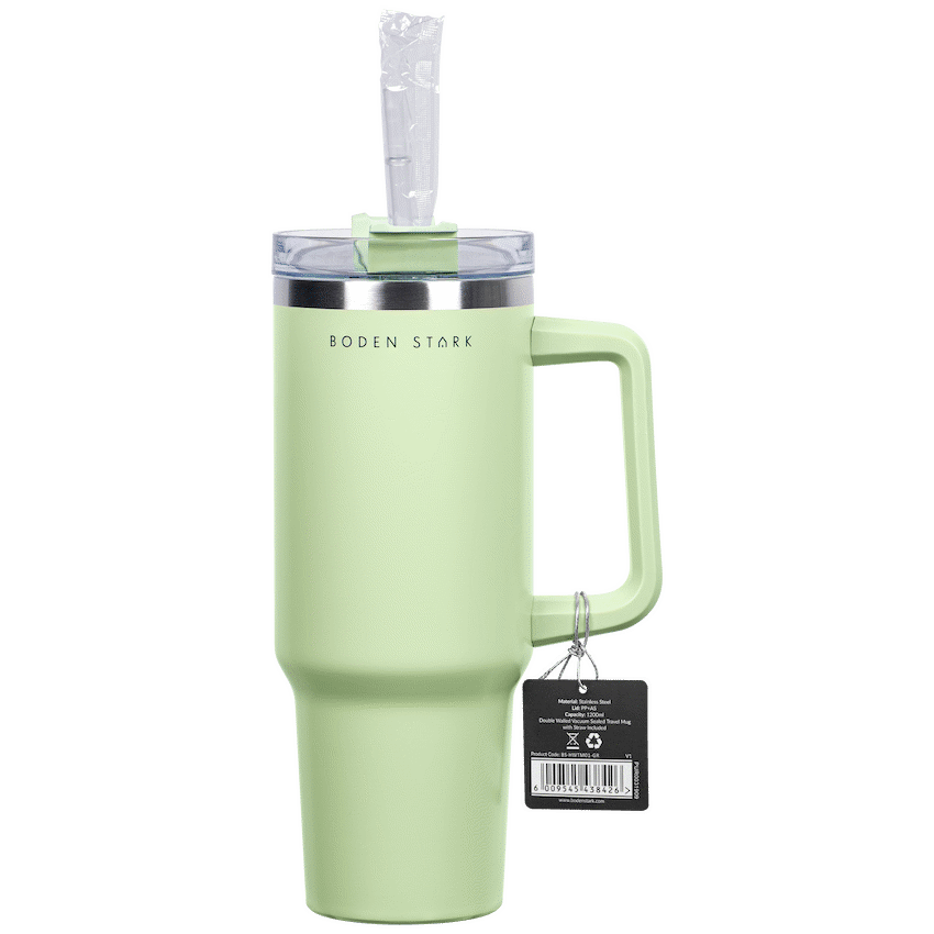 Boden Stark 1200ml Travel Mug Green - Guards On Duty Shop & Security Guards