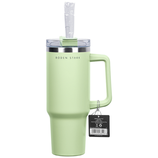 Boden Stark 1200ml Travel Mug Green - Guards On Duty Shop & Security Guards