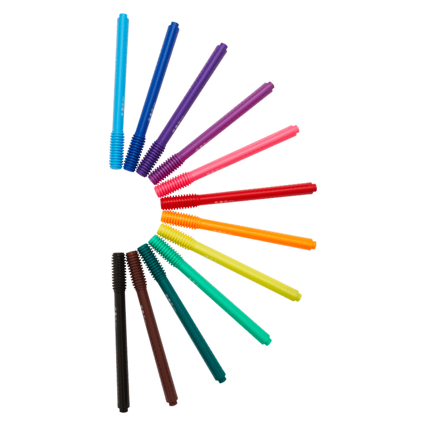 Frozen 12 Capfix Connectable Fibre Markers - Multi - Guards On Duty Shop & Security Guards