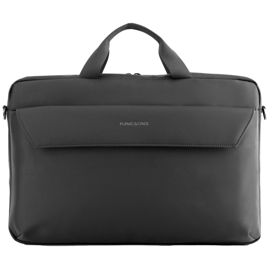 Kingsons Intent Series 15.6" Laptop Shoulder Bag - Black