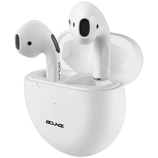 Bounce Float Series True Wireless Earphones with Charging Case - White - Guards On Duty Shop & Security Guards