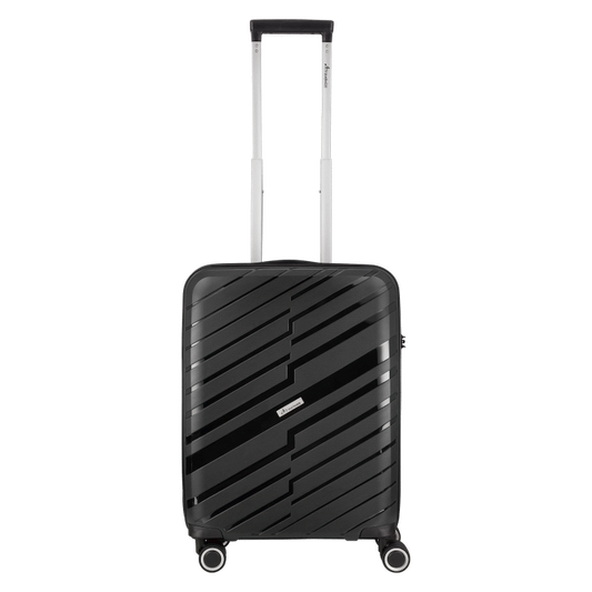 Travelwize Java PP 4-Wheel Spinner 65cm Luggage - Black