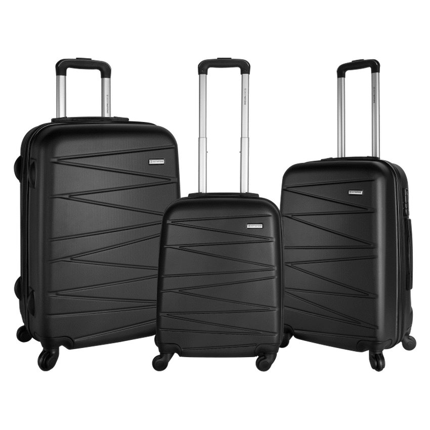 Destinations Capri series 3 Piece Trolley Luggage Set - dark grey - Guards On Duty Shop & Security Guards