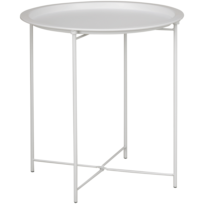 Everfurn Nala Side Table - White - Guards On Duty Shop & Security Guards
