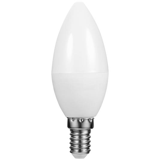 Switched 5w Candle LED Light Bulb E14 - Cool White