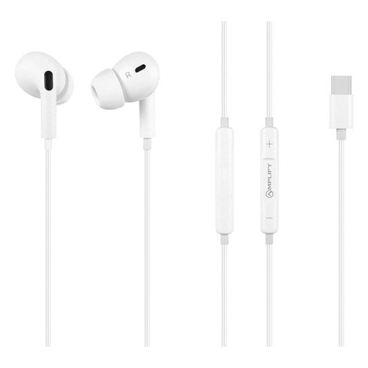 Amplify Soundlink  Type-C Earphone - White - Guards On Duty Shop & Security Guards