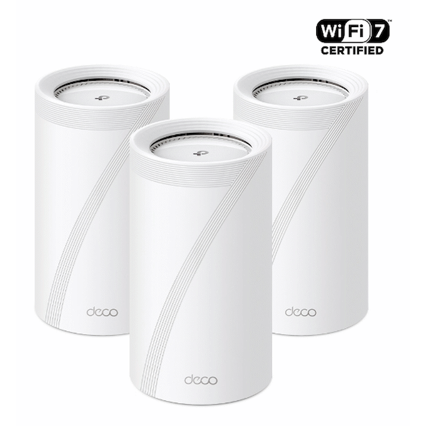 Deco BE65 (3-Pack) BE9300 Whole Home Mesh Wi-Fi 7 System