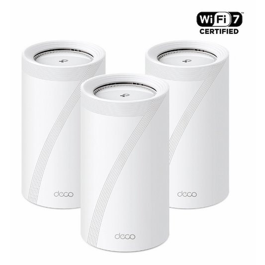 Deco BE65 (3-Pack) BE9300 Whole Home Mesh Wi-Fi 7 System
