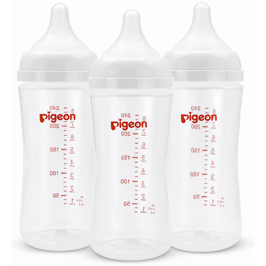 Pigeon Softtouch Bottle 240ml - Triple Pack