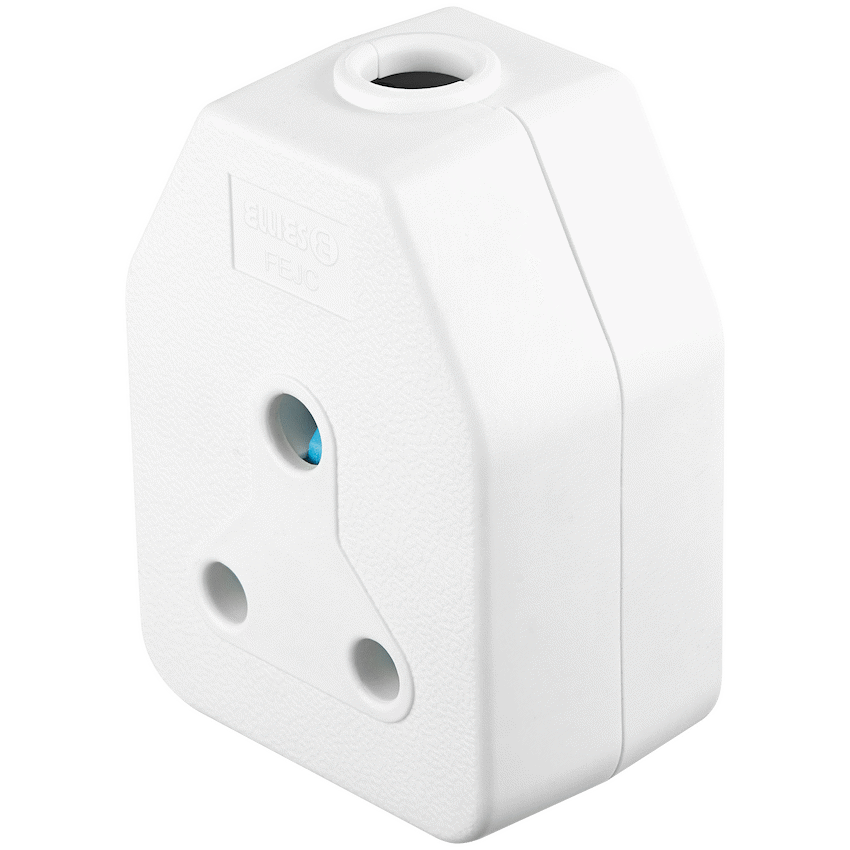 Ellies Double Janus Coupler - White - Guards On Duty Shop & Security Guards