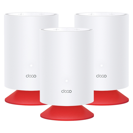 Deco VOICEX20 (3-Pack) AX1800 Whole Home Mesh Wi-Fi 6 System with Smart Speaker