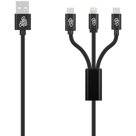 Pro Bass on the Go 3-in-1 Charging Cable