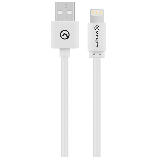 Amplify Lightning Charging Cable for iPhone & iPad - White - Guards On Duty Shop & Security Guards