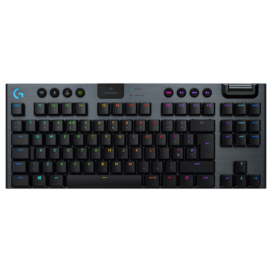 Logitech(R) G915 TKL LIGHTSPEED Wireless RGB Mechanical Gaming Keyboard - GL Tactile - Carbon