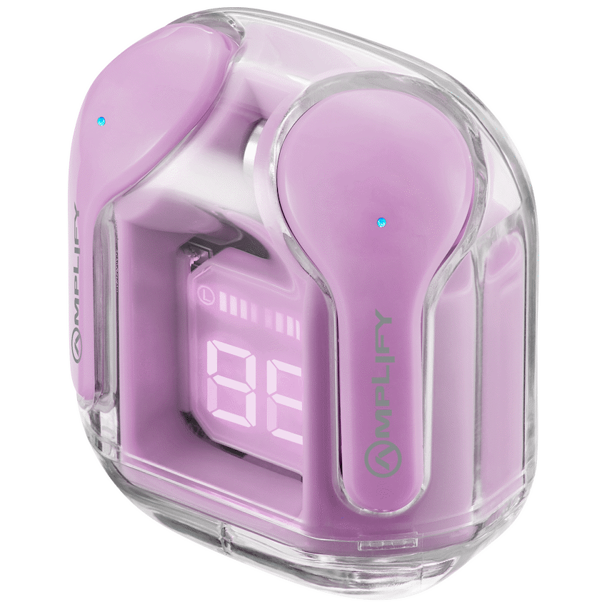 Amplify Lumina Series TWS Earphones - Purple - Guards On Duty Shop & Security Guards