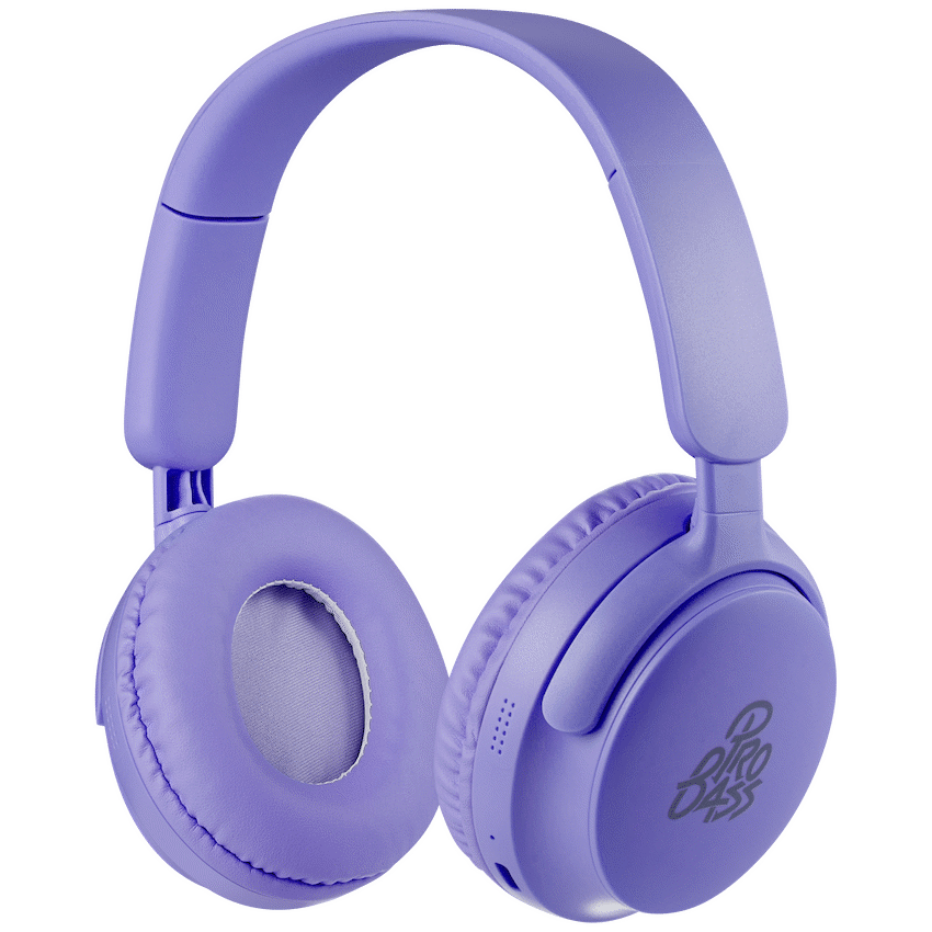 Pro Bass Pixel Bluetooth Wireless Headphones - Purple