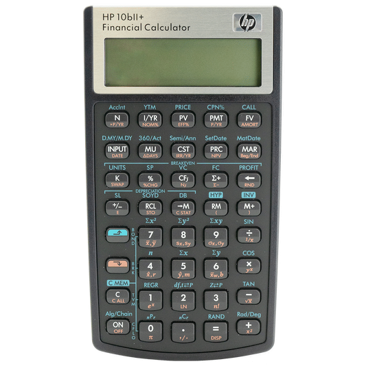 HP 10Bii+ - Business Calculator (Algebraic) - Non-Programmable