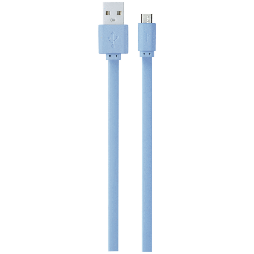 Volkano Micro USB Cable - Slim Series - Light Blue - Guards On Duty Shop & Security Guards