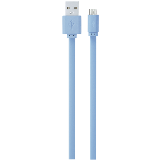 Volkano Micro USB Cable - Slim Series - Light Blue - Guards On Duty Shop & Security Guards