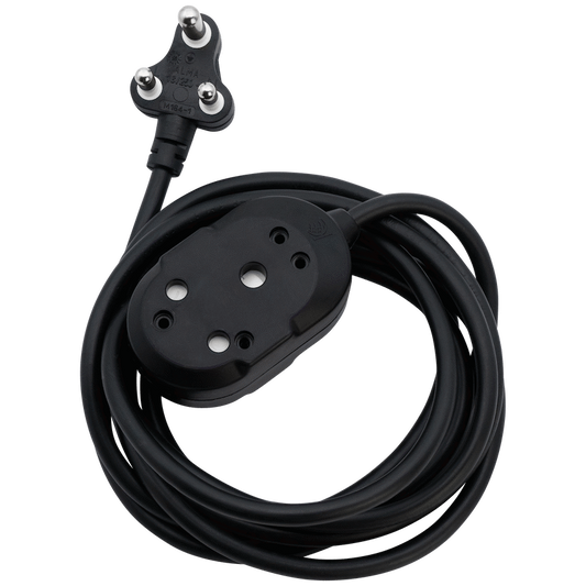 SWITCHED LIGHT DUTY Back To Back(BTB) EXTENSION LEADS 10M - BK