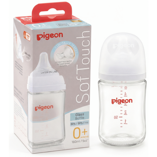 Pigeon Softouch Glass Nursing Bottle 160ml