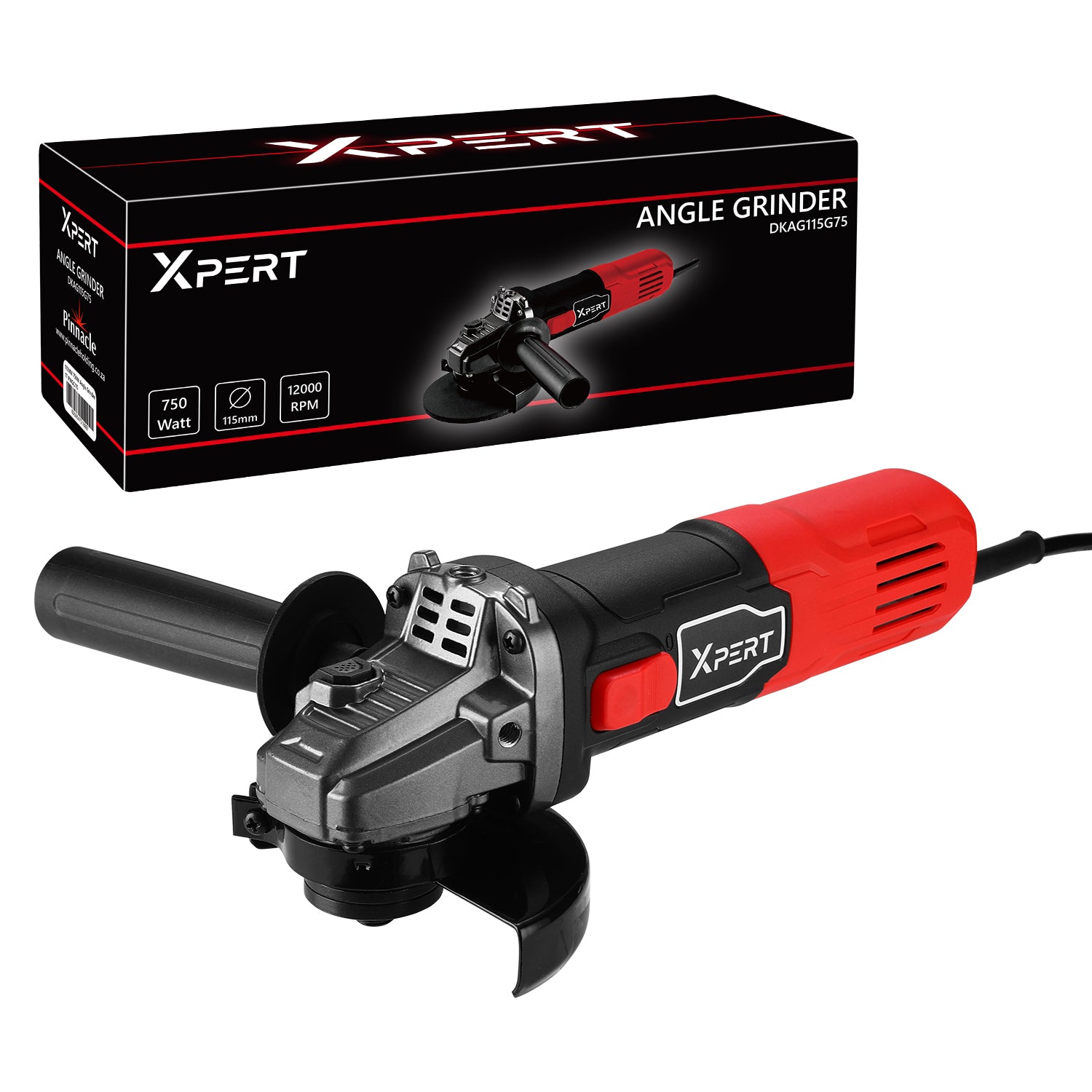 Pinnacle Xpert 115mm 750W Angle Grinder Corded - Guards On Duty Shop & Security Guards