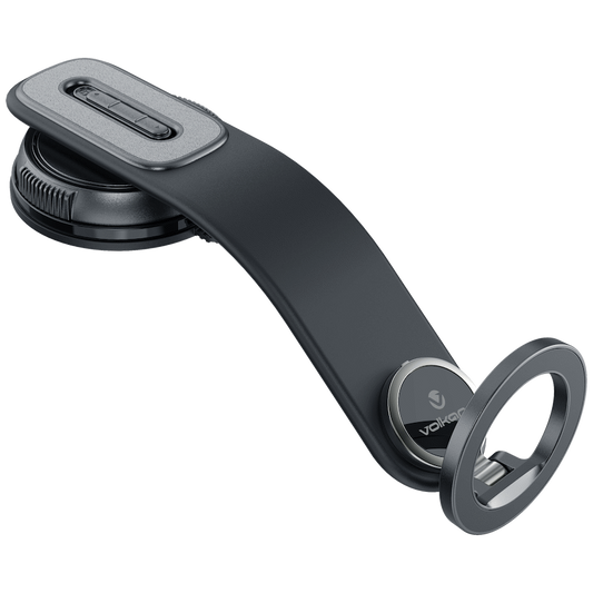 Volkano Arcmount Bendable Dash Mount Magnetic Phone Holder - Black