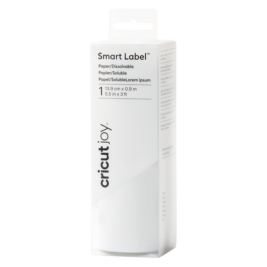 2010061 - Cricut Joy Smart Dissolvable Paper Labels White 13.3x91cm