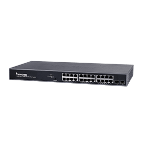 VIVOTEK Managed Websmart 24x Gigabit PoE 2x SFP; 370W
