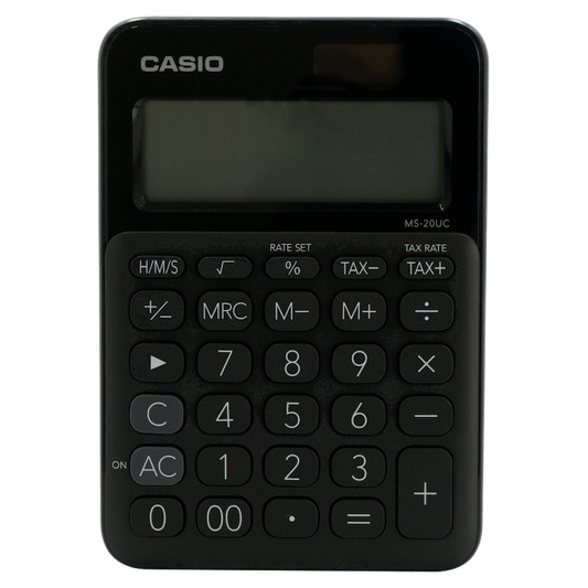 Casio MS-20UC - Desktop Calculator 12-Digit - Black