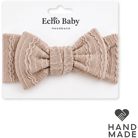 Echo Baby Bow Headband - Bone