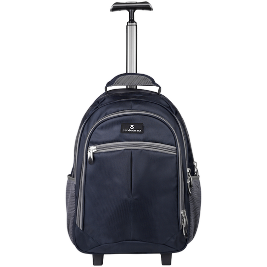 Volkano Orthopaedic Trolley Backpack 27L - Navy/Grey