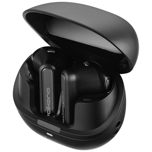 Volkano QuietFit - TWS Earphones with ANC & ENC- Black