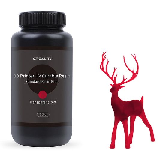 Creality LCD Resin 500g Transparent Red - Guards On Duty Shop & Security Guards