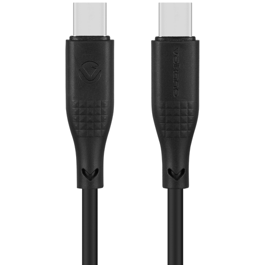 Volkano Nova Series USB C to USB C 100W 1.2m TPE cable-Black