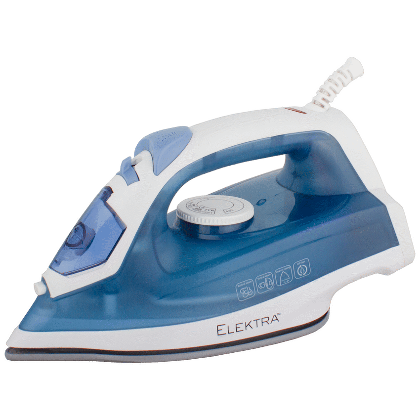 Elektra 2200W Ceramic Steam Iron - Dark Blue - Guards On Duty Shop & Security Guards
