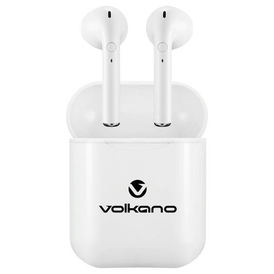 Volkano Buds Series TWS Without Silicone - White