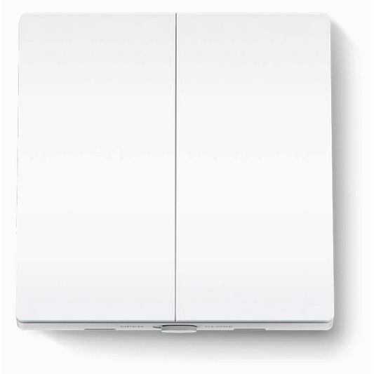 Tapo TP-Link Tapo S220 Smart 868mhz Light Switch 2-Gang 1-Way, No Neutral Required