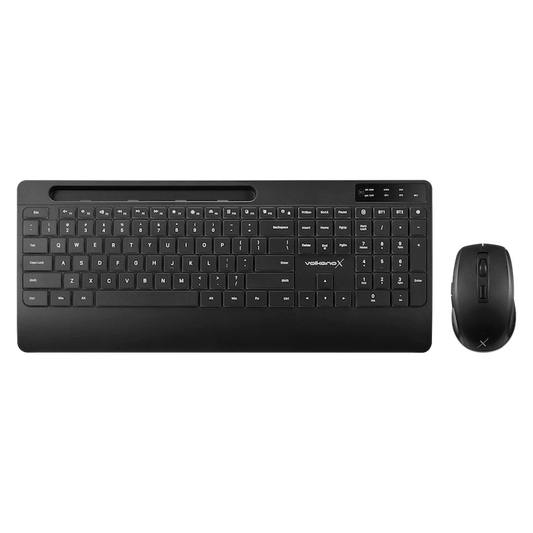 VolkanoX Gem Bluetooth Wireless Keyboard and Mouse - Black