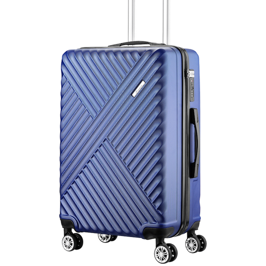 Travelwize Astra ABS 67cm 4-Wheel Spinner Luggage - Navy