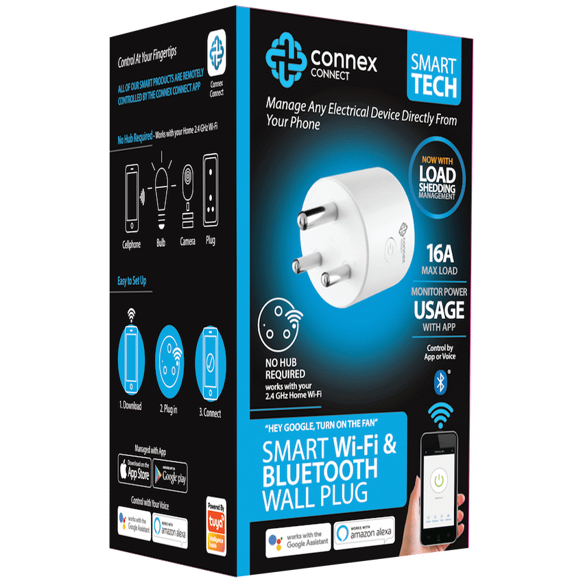 Smart WiFi Plug 3 Pin SA Round 16A - Guards On Duty Shop & Security Guards